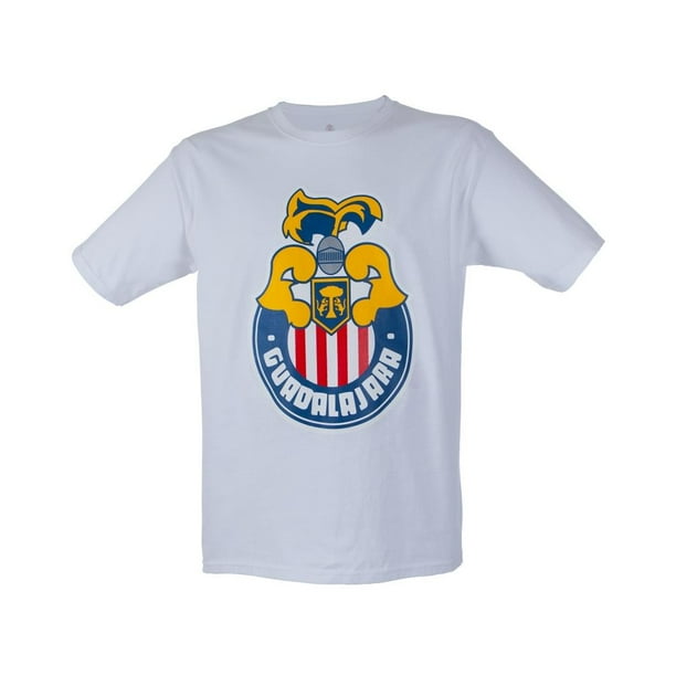 Playera Chivas Old School Sports Para Hombre Talla EEG Blanco