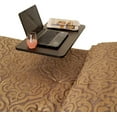 thumbnail image 4 of Carex Overbed Table with Adjustable Tray for Laptop, Portable with Wheels, For Home Use, Brown, 4 of 8