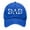 Blue, variant on Mens Hats Unisex Baseball Fathers Day Custom Dad Custom with Names Custom Adjustable Outdoor Baseball Caps Black One Size