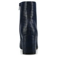 thumbnail image 3 of Journee Womens Haylinn Inside Zip Block Heel Booties, Widths Available, 3 of 9