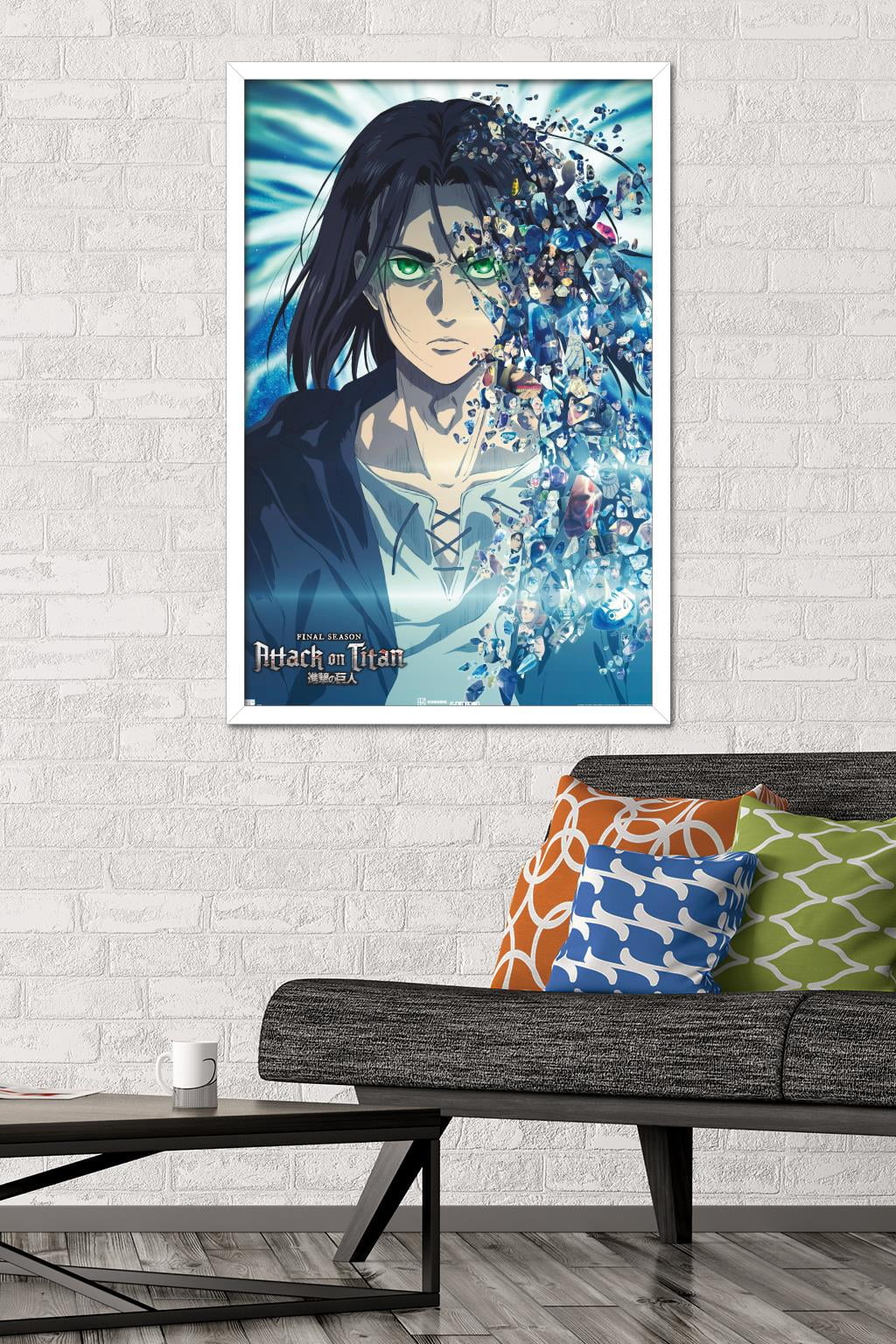 Attack on Titan: The Final Season - Fragments Wall Poster, 22.375" x 34" Framed