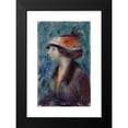 thumbnail image 2 of William James Glackens 11x14 Black Modern Framed Museum Art Print Titled - Girl with Flowered Hat (C. 1913), 2 of 5
