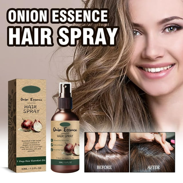 Spray para el crecimiento del cabello con suero herbal, cabello más grueso y abundante, 30 ml/1 oz