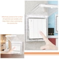thumbnail image 6 of Supvox 3-Pack Clear Wall Outlet Covers, Splash-Proof with Easy Installation for Bathroom and Wet Areas, 6 of 8