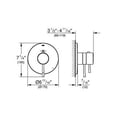 thumbnail image 3 of Grohe Essence New Single Function Thermostatic Shower Faucet Trim, 3 of 3