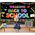 thumbnail image 3 of Extra Large 72x44 Inch Welcome Back To School Banner: A versatile backdrop, classroom decoration, first-day banner, and party decor, 3 of 5