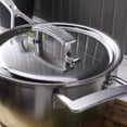 thumbnail image 3 of Demeyere Industry 5-Ply 4-qt Stainless Steel Saucepan with Handle Helper, 3 of 9