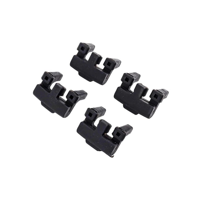 LEFU 4-Piece Air Fryer Silicone Bumpers Set - Protective Rubber Feet for Instant Vortex, Gourmia, Cosori Fryer Trays - Easy Install, Scratch Prevention, Extends Fryer Lifespan