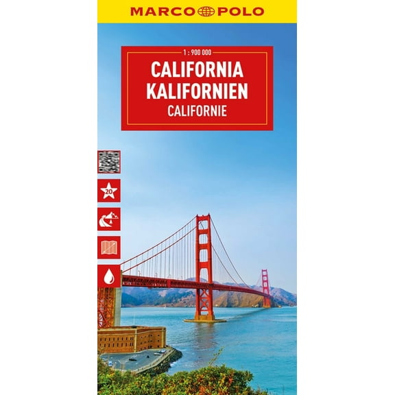 Marco Polo Maps California Marco Polo Map, (Paperback)