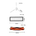 thumbnail image 2 of Hepa Filter For 1c 1t 2c Stytj01zhm Skv4093gl For F9 Robot Vacuum Cleaner Replacement Accessories, 2 of 5