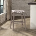 thumbnail image 2 of Hillsdale Sorella 26" Upholstered Counter Stool in Gray, 2 of 2