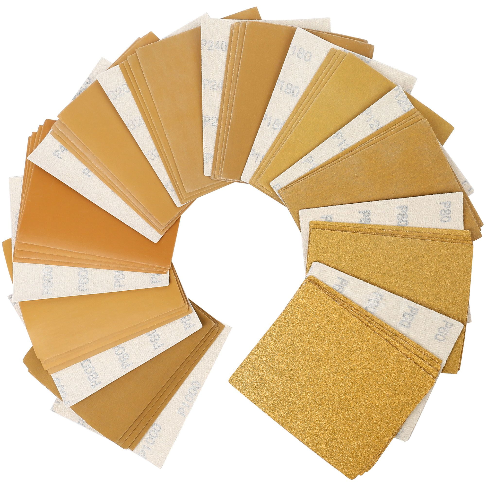 LotFancy 1/4 Sheet Sandpaper for Palm Sander, 50Pcs 601000 Grit, 5.5x