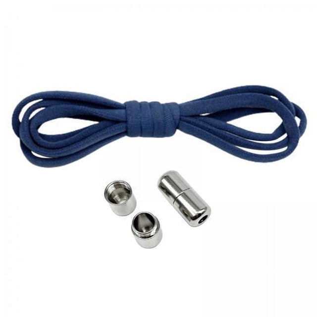 4x Cordones Elásticos Sin Atar Cordones Sin Atar Cordones Elásticos Universales 1 Par Cordones Perezosos Medio Redondos Cordones de Zapatos Sin Cordon 4 piezas