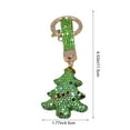 thumbnail image 3 of Christmas Tree Keychain Rhinestone Decorations Colorful Holiday Car Keys Accessories Bag Charms Cute Stocking Stuffer Gift for Women Men, 3 of 6