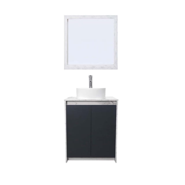 Gabinete De Baño Con Lavabo VARENNA Y Espejo Decorativo Decomobil