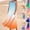 Beige, variant on Womens Ombre Print High Waist Flowy Maxi Dress Lightweight Breathable Pool Party Holiday Dress Orange L