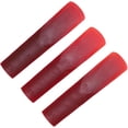 thumbnail image 3 of ZOUSSIQI 3 Pcs Alto Sax Saxophone Reeds Clarinet Reeds with Plastic Protection Cover Advanced Craft Resin 2.5 Reeds Saxophone Accessories(Red) CA919-60426, 3 of 8