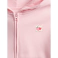 thumbnail image 3 of Wonder Nation Girls Graphic Zip Hoodie, Sizes 4-10, 3 of 3
