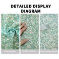thumbnail image 2 of Blue-Green 56" × 56" Floral Tablecloth - Wrinkle-Free, Durable, Washable, Ideal for Dining Tables, Holiday Décor, Birthday Celebrations, and Wedding Events, 2 of 5