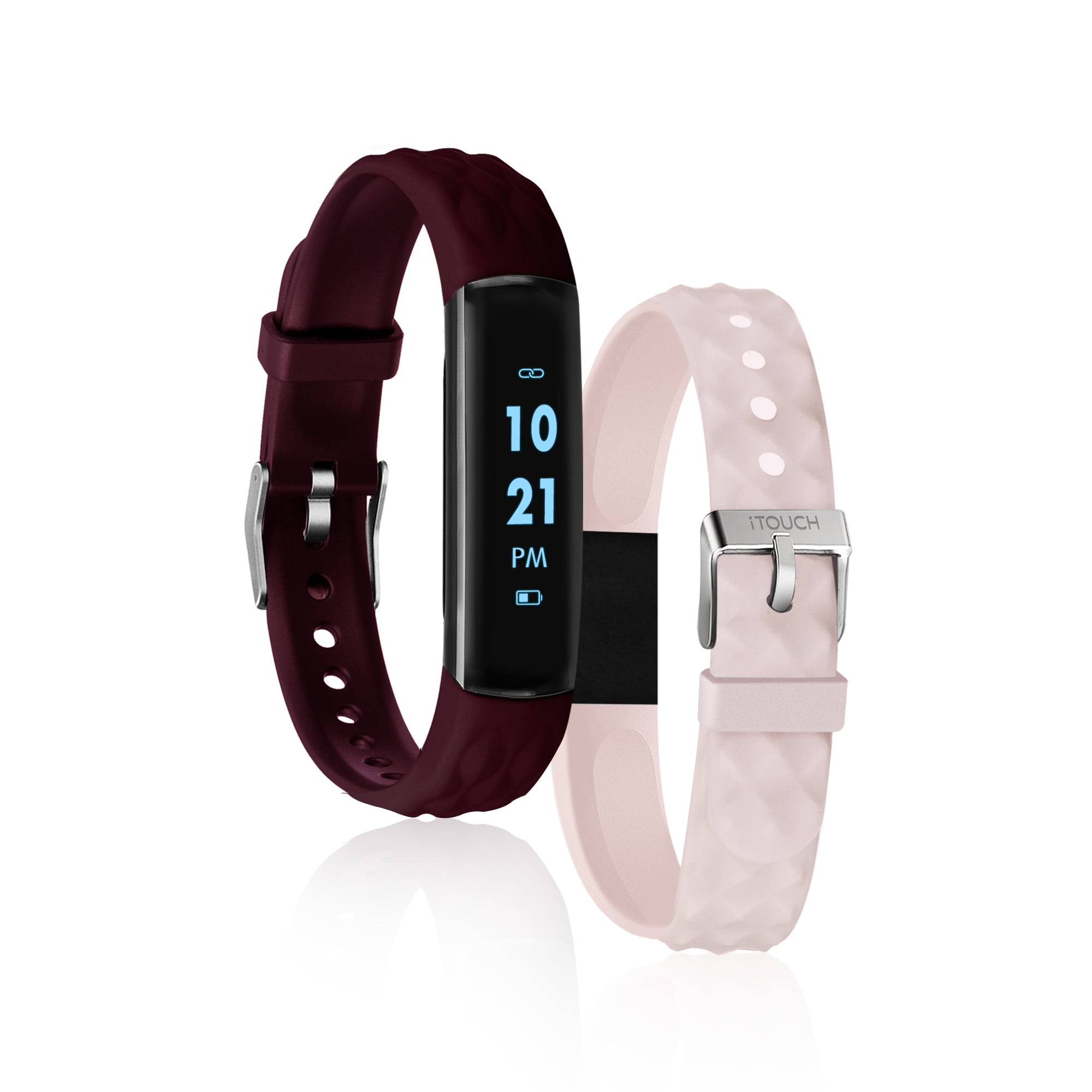 iTouch Slim Interchangeable Fitness Activity Wristwatch with Bonus