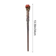 thumbnail image 4 of Fufafayo 5 Pcs Natural Crystal Magic Scepter, Gemstone Wand for Fairy Cosplay, Retro Crystal Stick for Decor, Healing Crystal Scepter for Collection, Gemstone Cane for Photography Prop, Crystal Wand, 4 of 9