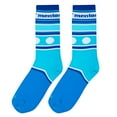thumbnail image 5 of Cool Socks, Mentos Mint Candy, Stripes, Mens Womens Crew, Funny  Print, Large, 5 of 6