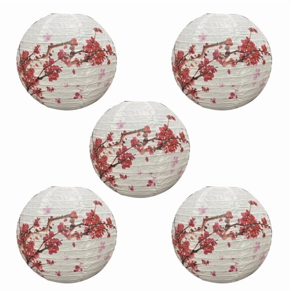 Japanese And Chinese Lanterns For Home Decor Including Cherry Blossom Persimmons Paper Lanterns Perfect For Festivals