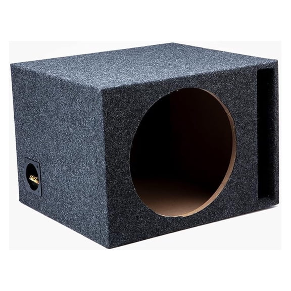 Car Audio Single 12" Vented Subwoofer Stereo Sub Box Ported Enclosure 5/8" MDF