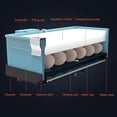 thumbnail image 5 of 10 incubadoras de huevos para pollos, incubadoras de huevos para incubar, volteador automático de huevos y adición de agua, vela de huevos, incubadoras de huevos de aves de corral para incubar pollos, ganso, codorniz, pato JM, 5 of 5