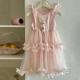 thumbnail image 2 of RUTAYY Children Girls Summer Dress Casual Sleeveless Flowy Soft Elegant Princess fashion Dresses, Pink, 4-5 Years, 2 of 9
