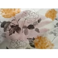 thumbnail image 4 of oneOone Cotton Silk Pale Orange Fabric Flower & Leaves Watercolor Sewing Fabric By The Yard Printed Diy Clothing Sewing Supplies 42 Inch Wide, 4 of 4