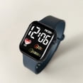 thumbnail image 4 of Reloj electrónico LED cuadrado arcoíris impermeable digital para deportes al aire libre reloj de estudiante reloj electrónico para hombres, 4 of 6