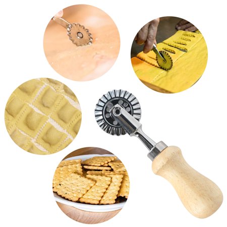 

Pasta Cutter Whee - Durable Pasta Accessories - Convenient Fluted Pastry Wheel - Ravioli Cutter Wheel for Home and Kitchen