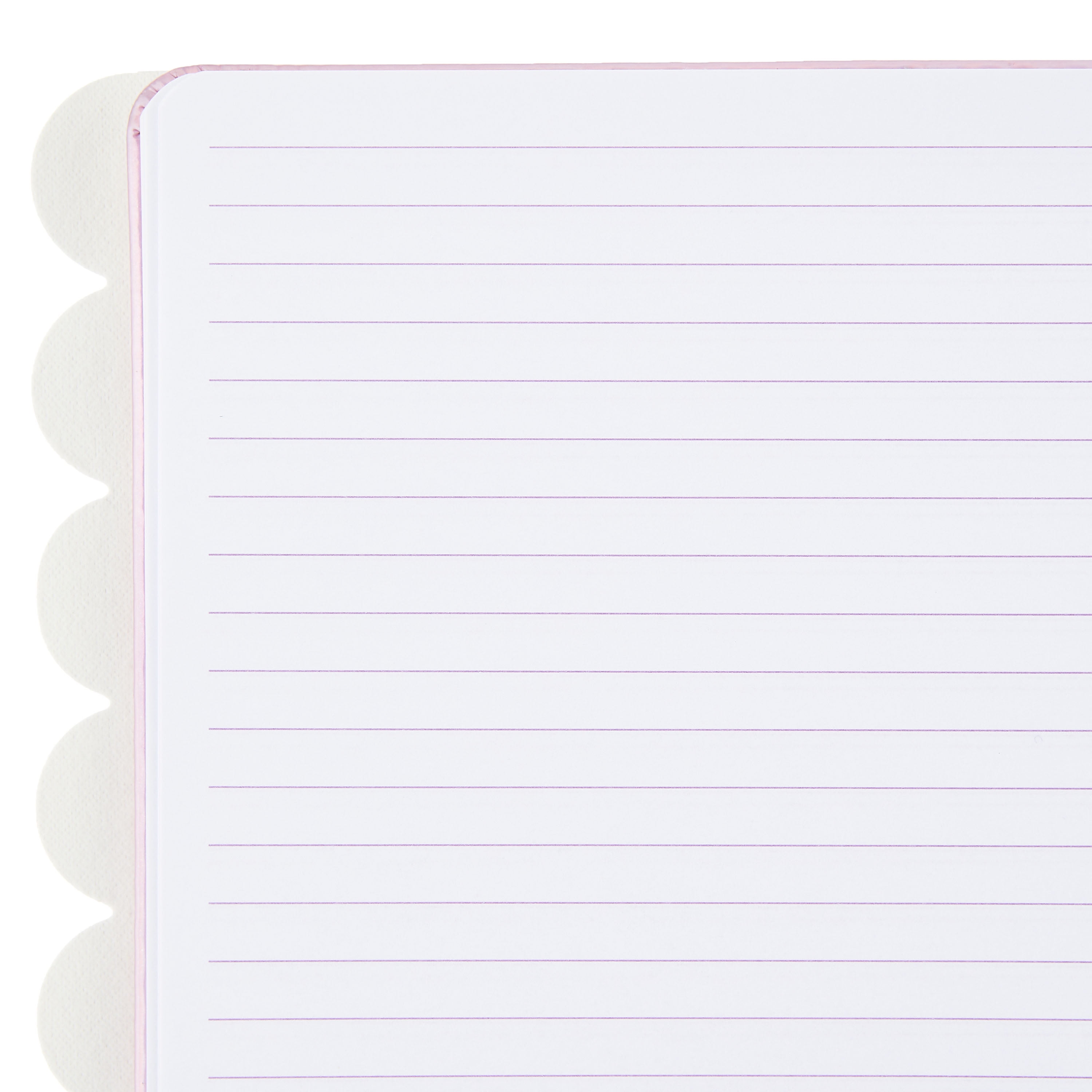 Pen+Gear Mermaid Scale Journal, 200 Lined Paper Page Notebook, Purple PVC Cover