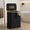 Ink Black, variant on LEDREM Laundry Hamper with Lid 100L, Large Foldable Clothes Basket with Bamboo Handles, Tall Fabric Hamper for Bedroom, Bathroom, Dorm, Ink Black