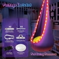 thumbnail image 6 of Light Up Kids Pod Swing Seat, Upgraded Kids Hanging Hammock Swing with LED Lights, Cotton Sensory Pod Swing Chair with Inflatable Pillow, Pod Swing for Kids Indoor & Outdoor, 6 of 7