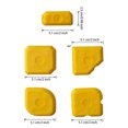 thumbnail image 4 of Scienceny 5 piezas cemento silicona raspador de vidrio sellador hogar Oficina Hotel dormitorio sala de estar acabado herramienta de calafateo Materiales de construcción, 4 of 6