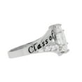 thumbnail image 2 of JackAni 14k Gold White CZ April Birthstone 2026 Class Graduation Ring - Size 5.50, 2 of 5