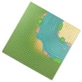 thumbnail image 4 of fastboy Building Bricks Baseplate Toddlers Flat Base Plate Block Toy Board for Adults Children Playset Decor Replacement Parts Presents Grass Type 2, 4 of 7