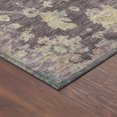 thumbnail image 3 of Addison Rugs Chantille Indoor/Outdoor Traditional Eggplant Machine Washable Rectangle Rug, 8' x 10', 3 of 8