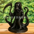thumbnail image 4 of Halloween Gothic Octopus Reaper Figurine, with Tentacled Skeleton Statue, Unique Horror Art Display for Spooky Season, Ideal for Home & Party Ornament, Perfect Halloween Decoration & Fall Decor, 4 of 6
