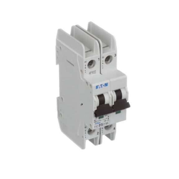 Eaton FAZ-NA Series 2-Pole Miniature Circuit Breaker FAZ-D15/2-NA