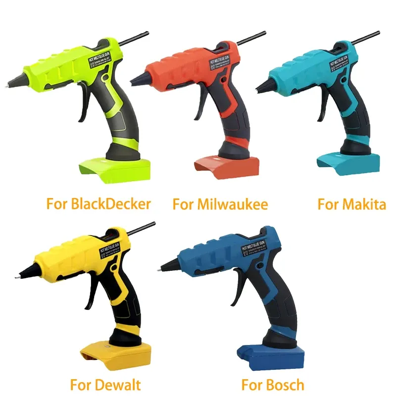 Fast preheating hot glue gun repair tool for De*walt 20V Li-ion Battery for hand work DIY
