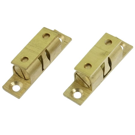 Brass Double Ball - 2Pcs 40mm Brass Double Ball Catch Hardware f Cabinet Door