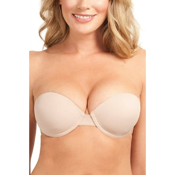 Fashion Forms Women's Go Bare Backless Strapless Bra Brown Size A