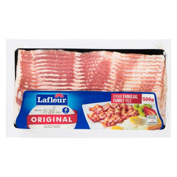 Bacon original Lafleur fumé naturellement 500g