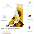 thumbnail image 3 of Yibo Summer Sunflowers WoodenBeach Towel, Quick Dry Lightweight Pool/Swim/Bath Towels for Women Men, 3 of 6