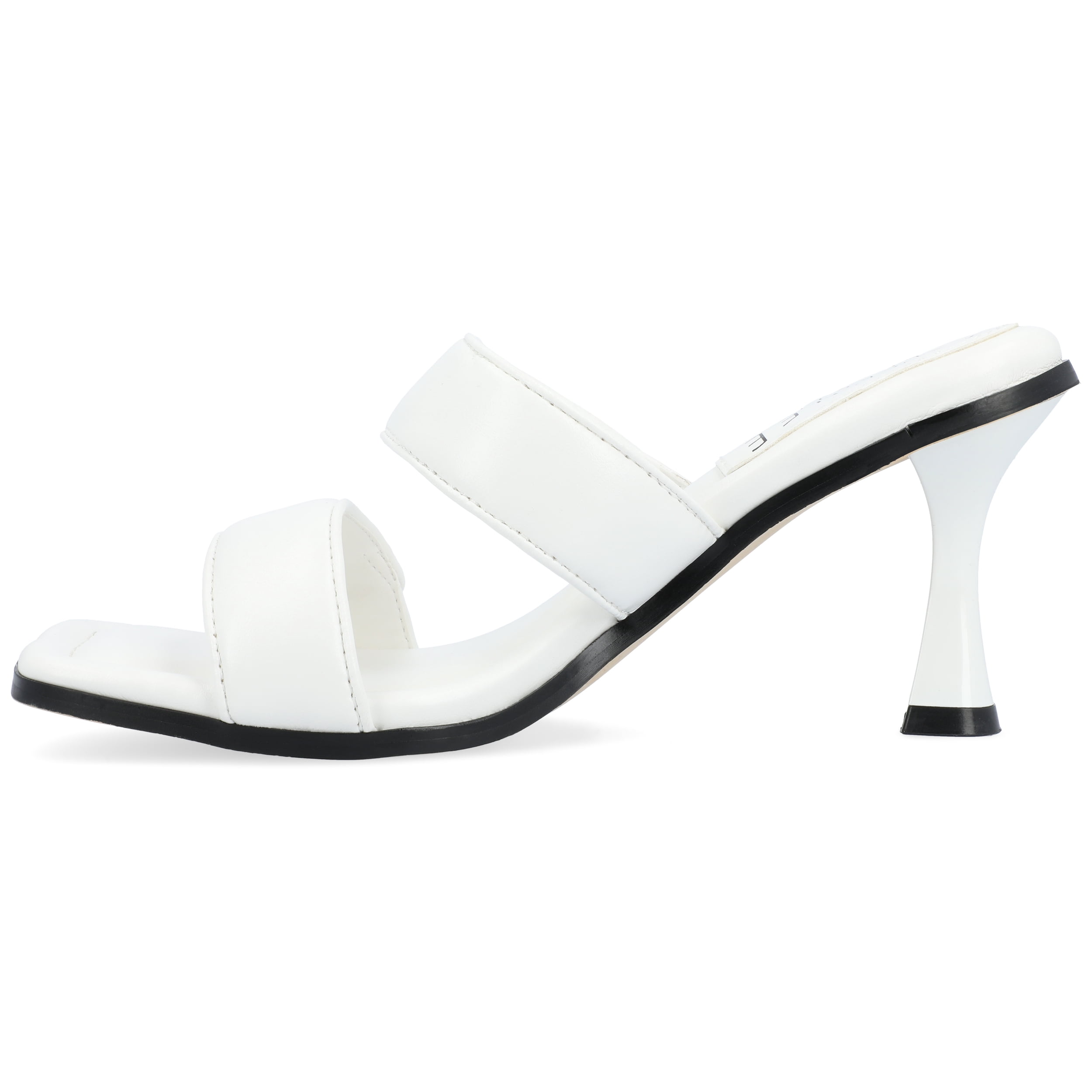 Journee Womens Essey Puffy Slip On Sandals