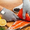 thumbnail image 2 of ALLTIMES 2 Pairs Cut Resistant Gloves Level 5 Certified Safety Protection for Butcher Kitchen Meat Cutting Wood Carving, 2 of 7
