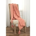 thumbnail image 4 of Rizzy Home  Ikat Textured Cotton Throw Coral, 4 of 5